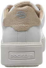 Load image into Gallery viewer, Dockers by Gerli Women's 44na201-610593 Low-Top Sneakers, White (Weiss/Rose 593), 6

