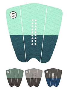 SYMPL Surfboard Traction Pad • 3 Piece Deck Pad for Surfing, Skimboarding • Maximum Grip • 3M Adhesive • Fits Surfboards, Skimboard, Longboard, Fish