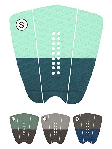 SYMPL Surfboard Traction Pad • 3 Piece Deck Pad for Surfing, Skimboarding • Maximum Grip • 3M Adhesive • Fits Surfboards, Skimboard, Longboard, Fish