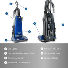 Load image into Gallery viewer, Prolux 9000 Upright Bagged Vacuum Cleaner - Sealed Filtration with On Board Tools and 7 Year Warranty!
