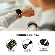 Load image into Gallery viewer, Stretchy Nylon Solo Loop Bands Compatible with Apple Watch 42mm 44mm 45mm, Adjustable Braided Sport Elastic Wristbands Women Men Straps for iWatch Series 7/6/5/4/3/2/1/SE, 4 Packs
