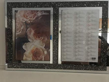 Load image into Gallery viewer, Oleg Cassini Crystal Hematite Double Picture Frame 5"x 7"
