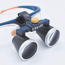 Load image into Gallery viewer, Hand-held magnifier Double Eyes Hands Free Headband Magnifier, Visor Glasses Magnifying - for Dental Medical Surgical,Jewelry Appraisal, Watch Repair and Miniature Engraving,3.5X ( Color : 3.5X )
