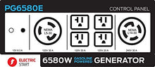 Load image into Gallery viewer, Pulsar PG6580E Portable Generator, Black&amp;White
