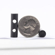 Load image into Gallery viewer, bayite Small Ferro Rod Survival Drilled Flint Fire Starter with Toggle Hole for Paracord Bracelet Necklace 1 Inch Pack of 6
