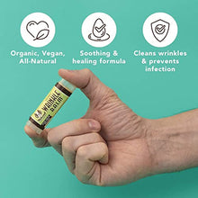 Load image into Gallery viewer, Natural Dog Company Wrinkle Balm (0.15-oz Trial Stick) | Healing &amp; Soothing Balm | All-Natural &amp; Organic | Vegan &amp; Veterinarian-Approved | for Face Wrinkles and Skin Folds | Ideal for Bulldogs &amp; Pugs
