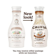 Load image into Gallery viewer, Califia Farms - Almond Milk, Toasted Coconut, 48 Oz | Dairy Free | Soy Free | Plant Based | Nut Milk | Vegan | Non-GMO | 45 Calories | High Calcium
