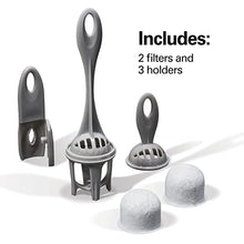 Load image into Gallery viewer, Hamilton Beach Coffeemaker Water Filter Replacement Pods and Handle, Charcoal, 2-Pack
