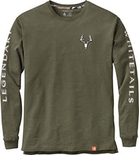Load image into Gallery viewer, Legendary Whitetails Men's Legendary Non-Typical Long Sleeve T-Shirt, Army, 4X-Large
