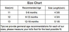 Load image into Gallery viewer, COSANKIM Infant Baby Boys Girls Shoes Anti-Slip Leather Soft Sole Canvas Sneakers Toddler Newborn First Walker Crib Shoes, 6-12 Months Infant, 02 Jeans Baby Shoes
