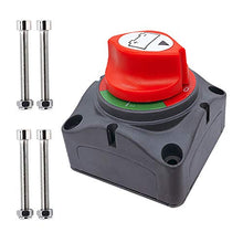 Load image into Gallery viewer, Ampper Battery Switch, 12-48 V Battery Power Cut Master Switch Disconnect Isolator for Car, Vehicle, RV and Boat (On/Off)

