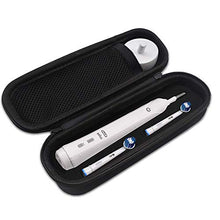 Load image into Gallery viewer, Oral B Toothbrush Hard Travel Case Carrying Bag, Fits for Oral-B Pro 1000, 2000, 3000, 3500, 1500 Electric Toothbrush, Mesh Pocket for Accessories and Soft Lining inside the Case for Protection
