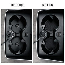 Load image into Gallery viewer, SINGARO Car Cup Coaster, 4PCS Universal Non-Slip Cup Holders Embedded in Ornaments Coaster, Car Interior Accessories, Black
