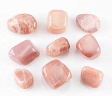 Load image into Gallery viewer, Chocolate Moonstone Tumbled Stones - Two Genuine Natural Moonstone Tumbled Stones, Reiki Crystals and Healing Stones E1122
