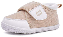 Load image into Gallery viewer, BMCiTYBM Baby Shoes Boy Girl Infant Sneakers Winter Warm Non Slip First Walkers 6 9 12 18 24 Months Brown Size 6
