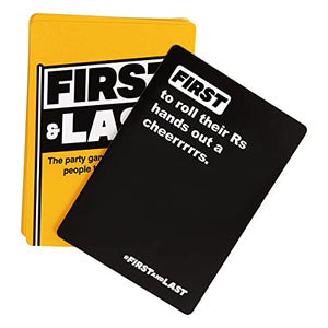 First & Last – The Party Game for Competitive People to Stay Hydrated – by The Creators of Buzzed