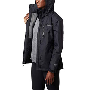 Columbia Women's Pouration Jacket, Large, Black