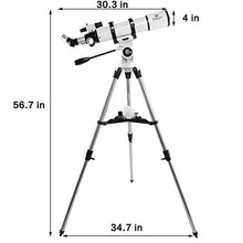 Load image into Gallery viewer, Gskyer Telescope, 600x90mm AZ Astronomical Refractor Telescope, German Technology Scope
