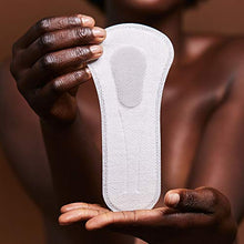 Load image into Gallery viewer, New Cora Ultra Thin Organic Cotton Bladder Leakage Extra Long Panty Liners for Light Incontinence, Super Absorbency, with Dry Wicking Technology (New Organic 72)

