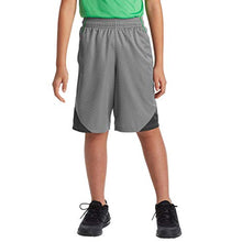 Load image into Gallery viewer, C9 Champion Boys' Color Block Short-9" Inseam, Hardware Gray Heather/Charcoal, XL
