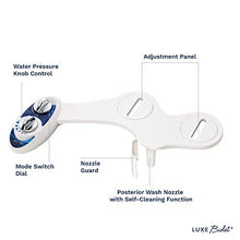 Load image into Gallery viewer, LUXE Bidet Neo 120 - Self Cleaning Nozzle - Fresh Water Non-Electric Mechanical Bidet Toilet Attachment (blue and white)
