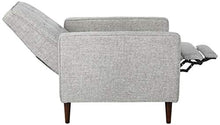 Load image into Gallery viewer, Christopher Knight Home Mervynn Mid-Century Modern Fabric Recliner, Light Grey Tweed
