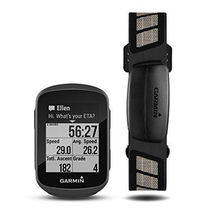 Garmin Edge® 130 Plus Bundle, GPS Cycling/Bike Computer with Sensors and HR Monitor, Download Structure Workouts, ClimbPro Pacing Guidance and More (010-02385-10)