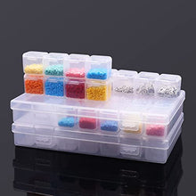 Load image into Gallery viewer, ARTDOT 28 Girds 2 Pack Diamond Painting Storage Containers Portable Bead Storage Container for Diamond Painting Accessories
