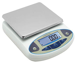 CGOLDENWALL High Precision Lab Digital Scale Analytical Electronic Balance Laboratory Lab Precision Scale Jewelry Scales Kitchen Precision Weighing Electronic Scales 0.01g Calibrated (5000g, 0.01g)