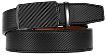 Load image into Gallery viewer, Mens Belt, Chaoren Ratchet Belt Dress with 1 3/8" Genuine Leather, Slide Belt with Easier Adjustable Buckle, Trim to Fit

