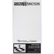 Load image into Gallery viewer, Creative Converting Buffet Napkins, 4 1/4" X 8", White
