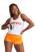 Load image into Gallery viewer, Ripple Junction Hooters Girl Classic Waitress Role Play Costume Uniform Outfit w/Tank Top Shorts Adult Women's M Orange White
