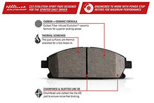 Load image into Gallery viewer, Power Stop K1715 Front and Rear Z23 Carbon Fiber Brake Pads with Drilled &amp; Slotted Brake Rotors Kit
