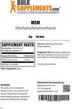 Load image into Gallery viewer, BulkSupplements.com MSM Powder (Methylsulfonylmethane) (1 Kilogram)
