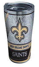 Load image into Gallery viewer, Tervis Triple Walled NFL New Orleans Saints Insulated Tumbler Cup Keeps Drinks Cold &amp; Hot, 20oz - Stainless Steel, Edge
