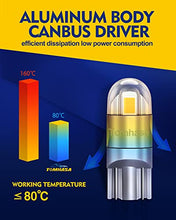 Load image into Gallery viewer, Tomhasa 194 LED Bulbs 6000K White, 168 2825 T10 Led Interior Lights for Car 2825 LED Chip W5W 192 LED Replacement Bulbs for Interior Dome Map Door Courtesy Trunk License Plate Lights, Pack of 2
