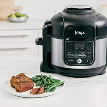Load image into Gallery viewer, Ninja OS301 Foodi 10-in-1 Pressure Cooker and Air Fryer with Nesting Broil Rack, 6.5 Quart, Stainless Steel
