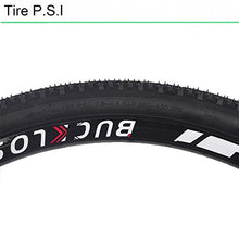 Load image into Gallery viewer, BUCKLOS 【US Stock】 24/26/27.5'' x 1.95/2.1 Mountain Bike Tires, Bike Cross Country Tires 24/26/27.5, All Terrain Bicycle Replacement Wire Bead Tire, Non-Slip, Drainage and Durable, 1PC

