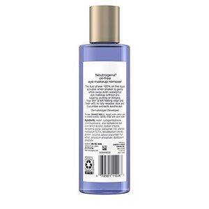 Neutrogena Gentle Oil-Free Eye Makeup Remover & Cleanser for Sensitive Eyes, Non-Greasy Makeup Remover, Removes Waterproof Mascara, Dermatologist & Ophthalmologist Tested, 8.0 fl. oz.