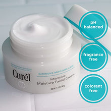 Load image into Gallery viewer, Curél Intensive Moisture Face Moisturizer Lotion, Hydrating Face Cream for Dry Sensitive Skin, Anti-Aging Fragrance-Free Anti-Wrinkle Moisturizer, 1.4 Oz
