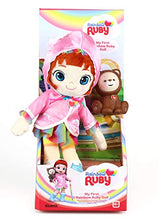 Load image into Gallery viewer, SilverLit- Rainbow Fabric Ruby Doll with Choco-30 cm Figurine, 89038, Pink
