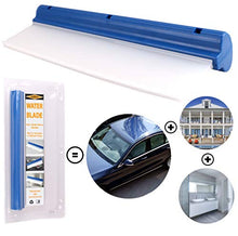 Load image into Gallery viewer, Huiscu Water Blade 12" - Super Flexible T-Bar Silicone Squeegee - for Car Or Home Use - Best for Automotive Or Bathroom Drying!
