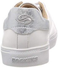 Load image into Gallery viewer, Dockers by Gerli Women's 44ma201-610591 Low-Top Sneakers, White (Weiss/Silber 591), 7 UK
