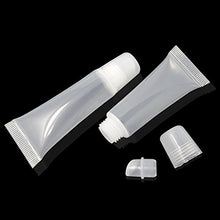 Load image into Gallery viewer, Honbay 10PCS 8ml Refillable Clear Empty Lip Gloss Balm Containers Soft Empty Tubes

