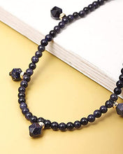 Load image into Gallery viewer, XHUUU Blue Sandstone Anklet Bracelet For Womens Beach Foot Yoga Meditation Bracelets Shining Beach Foot Jewelry for women Anklet
