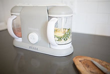 Load image into Gallery viewer, BEABA Babycook Duo 4 in 1 Baby Food Maker, Baby Food Processor, Steam Cook and Blender, XL Capacity 9.1 Cups, Cook healthy baby food at Home, Batch Cook, Dishwasher Safe, Cloud
