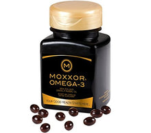 Load image into Gallery viewer, MOXXOR Omega-3 (2 Bottles x 60 Capsules Per Bottle) Omega-3 Supplement 100% from New Zealand – Greenlip Mussel Oil Natural Anti-Inflammatory, GMO Free
