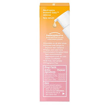 Load image into Gallery viewer, Neutrogena Invisible Daily Defense Face Serum with Broad Spectrum SPF 60+ to Help Even Skin Tone, Oil-Free, Non-Greasy, Antioxidant Complex for Environmental Aggressors, 1.7 fl. oz
