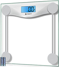 Load image into Gallery viewer, Etekcity Digital Body Weight Bathroom Scale, Large Blue LCD Backlight Display, High Precision Measurements,6mm Tempered Glass, 400 Pounds
