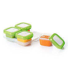 Load image into Gallery viewer, OXO Tot Baby Blocks Freezer Storage Containers 4-Ounce, Set of 8, Clear
